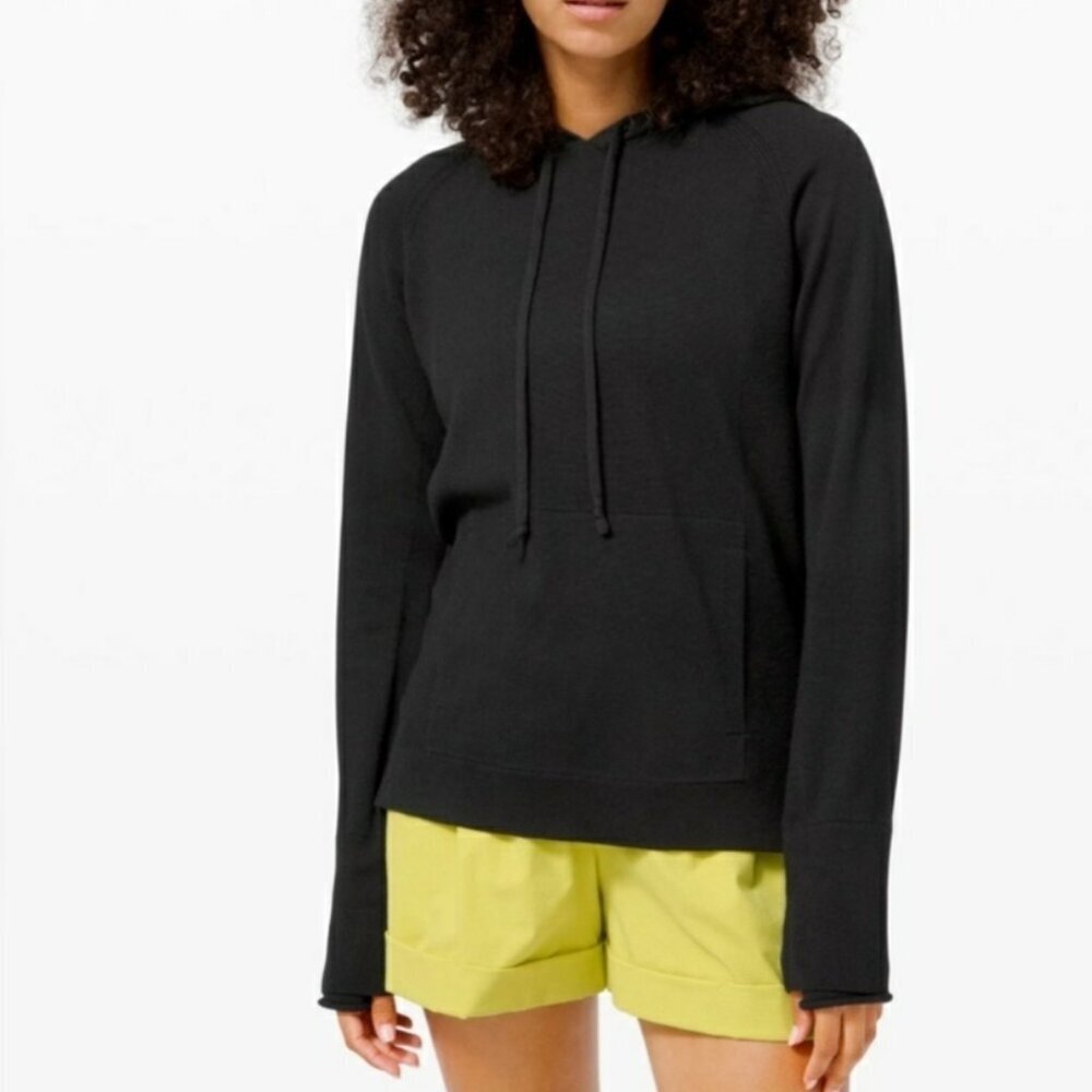 Lululemon Sit In Lotus Wool Sweater Hoodie